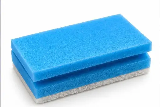 Blauer Pflegeschwamm